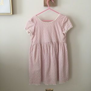 Pink and white dress girls 5T